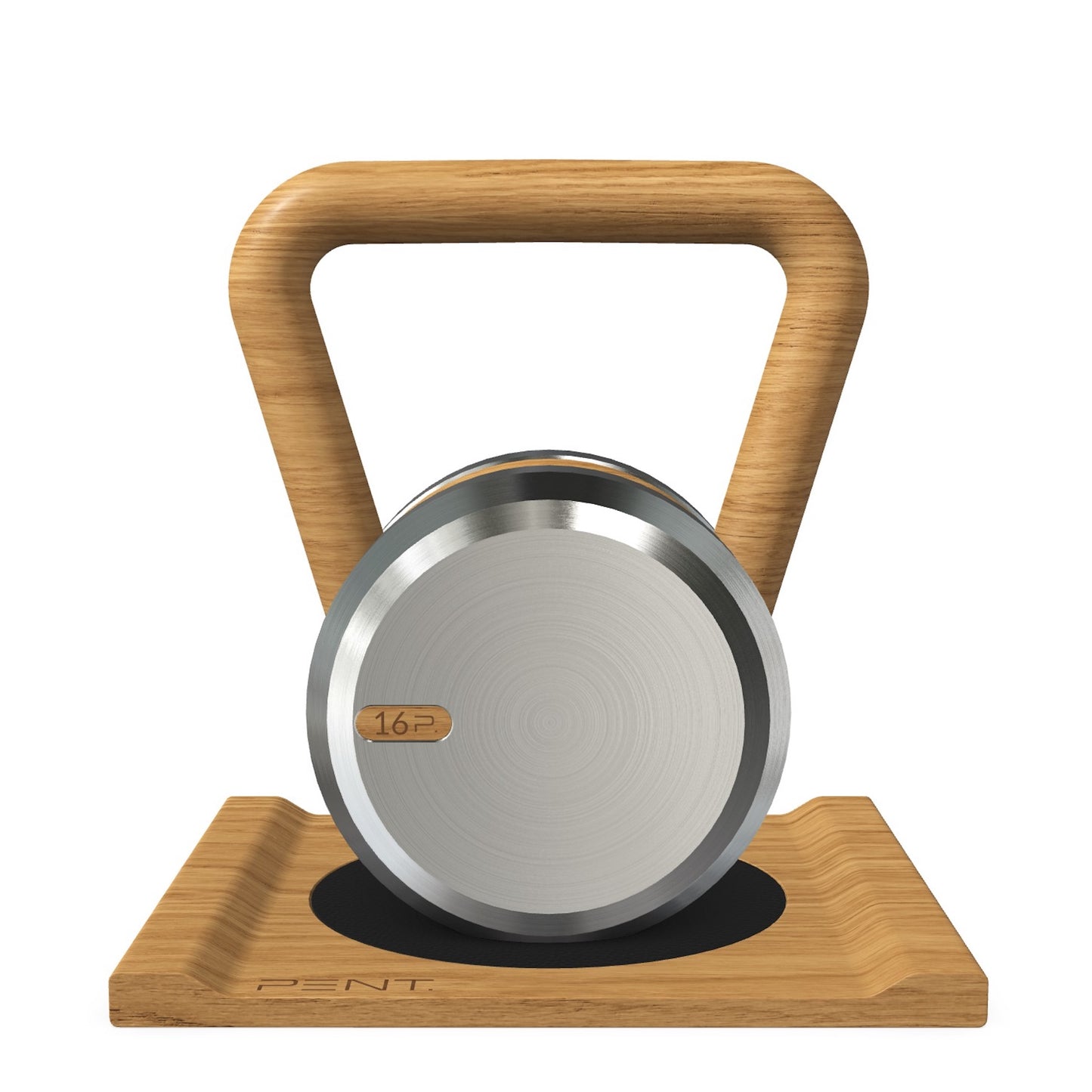 PENT. LOVA - Luxury Kettlebell with Wooden Stand