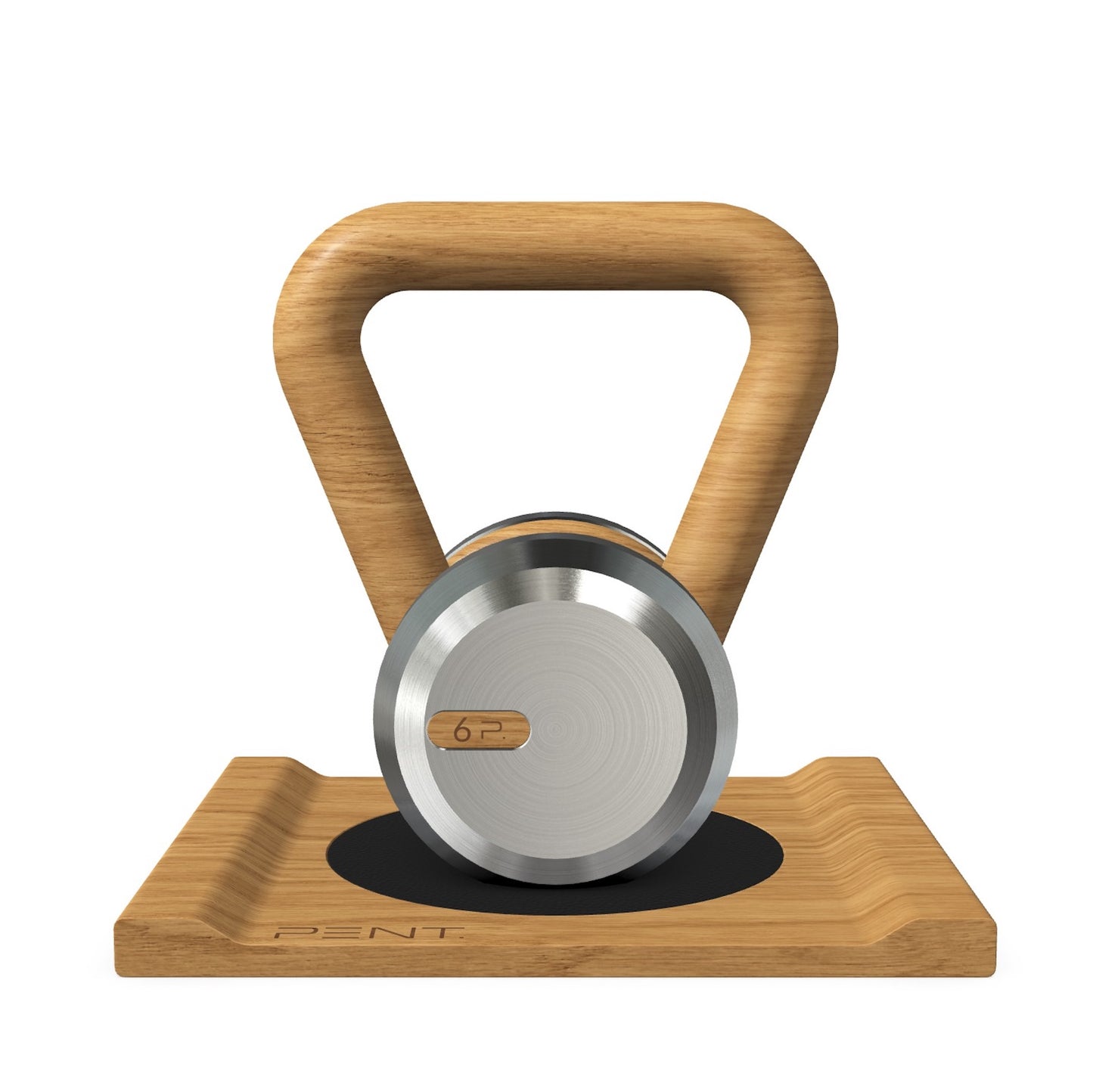 PENT. LOVA - Luxury Kettlebell with Wooden Stand