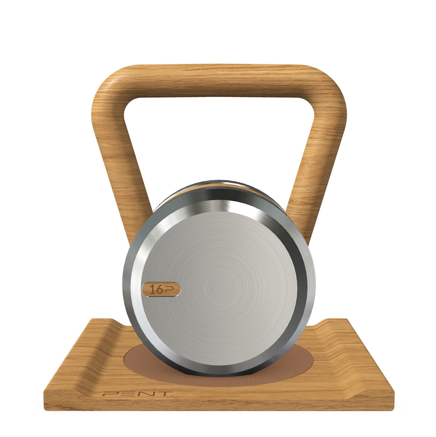 PENT. LOVA - Luxury Kettlebell with Wooden Stand