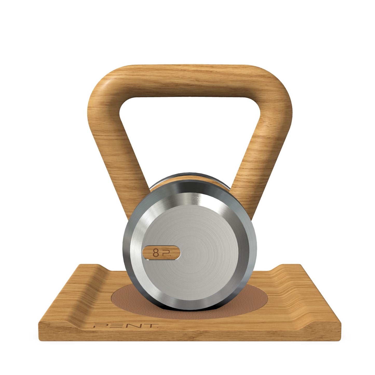 PENT. LOVA - Luxury Kettlebell with Wooden Stand