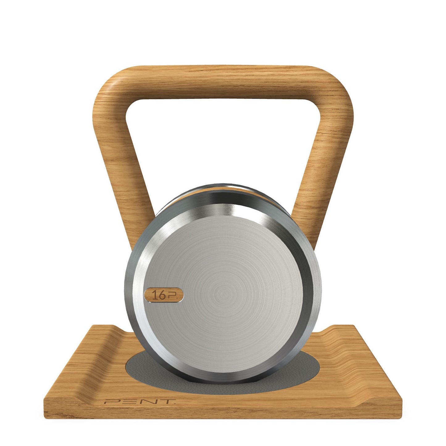 PENT. LOVA - Luxury Kettlebell with Wooden Stand