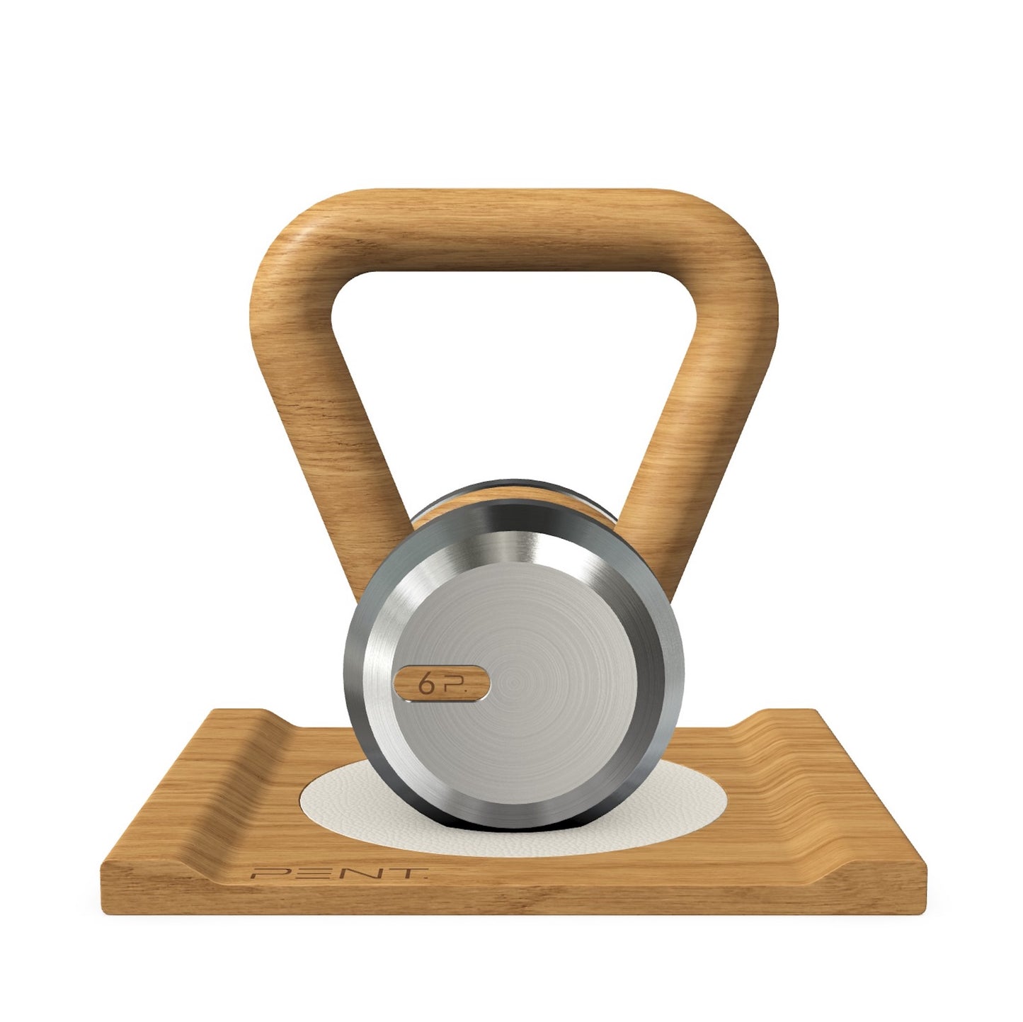 PENT. LOVA - Luxury Kettlebell with Wooden Stand
