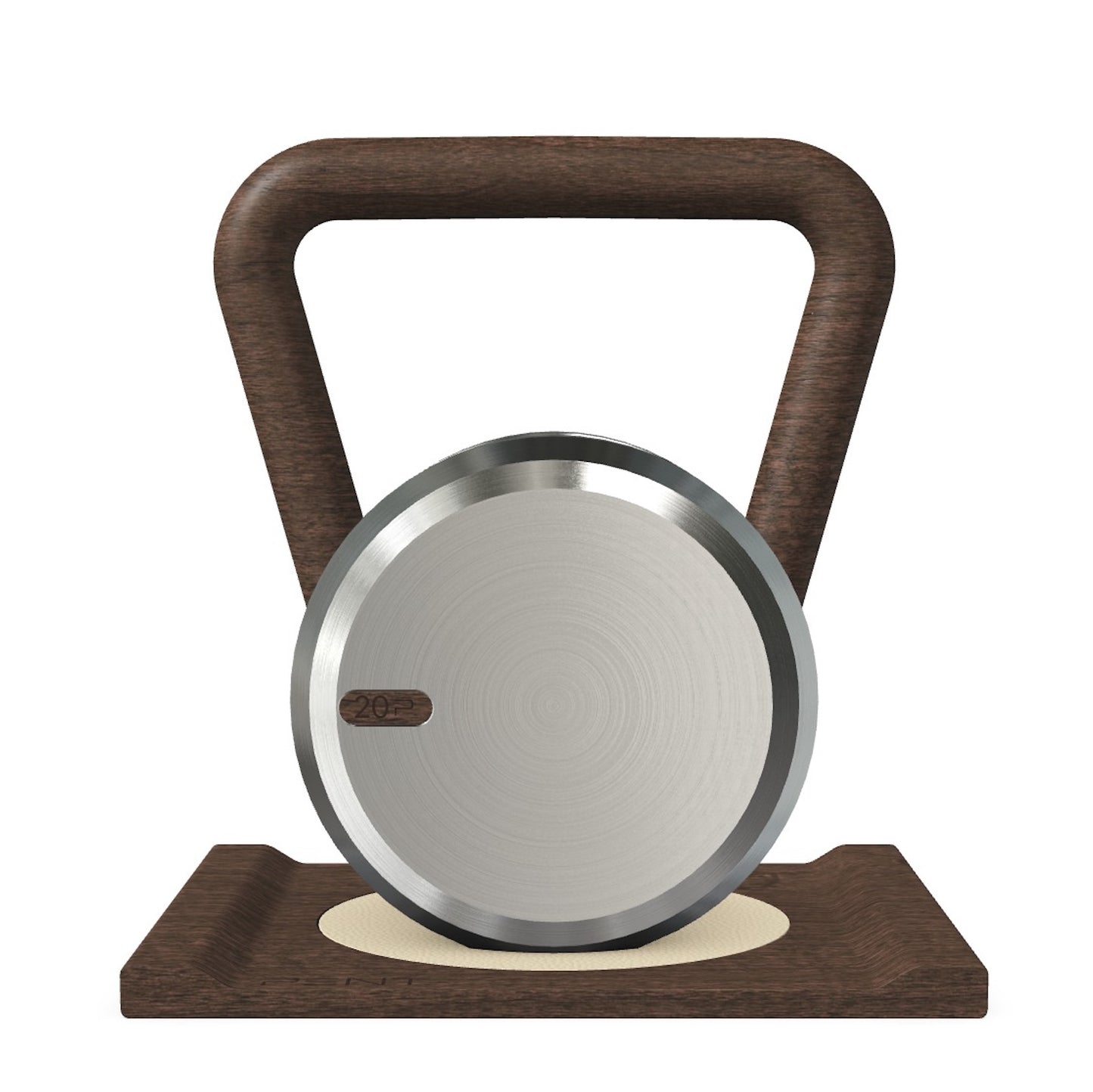 PENT. LOVA - Luxury Kettlebell with Wooden Stand