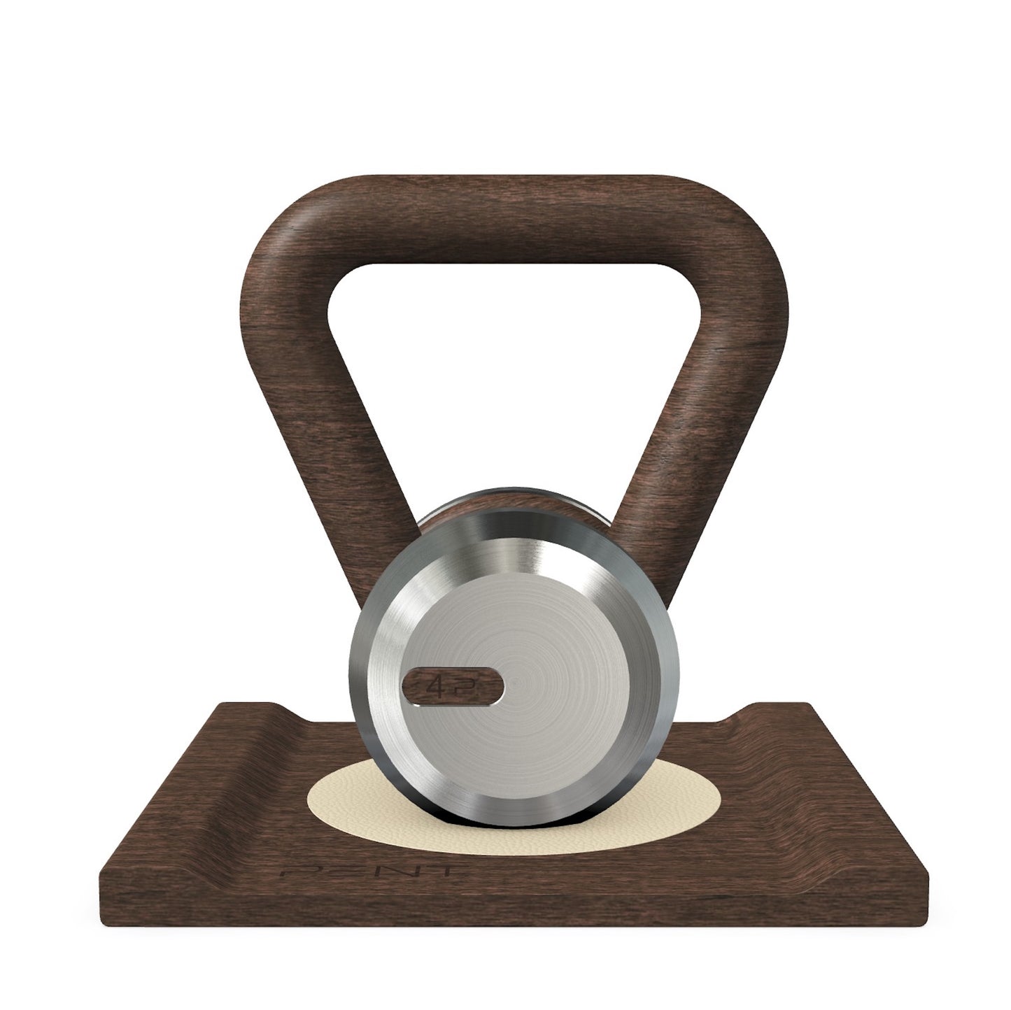 PENT. LOVA - Luxury Kettlebell with Wooden Stand