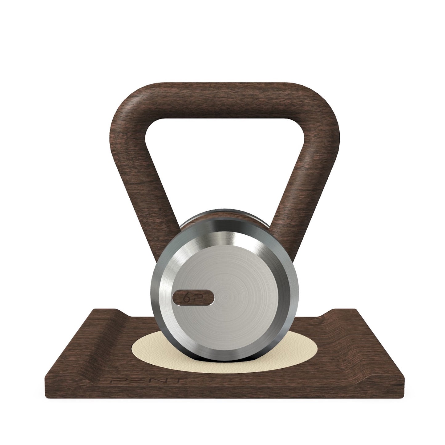 PENT. LOVA - Luxury Kettlebell with Wooden Stand