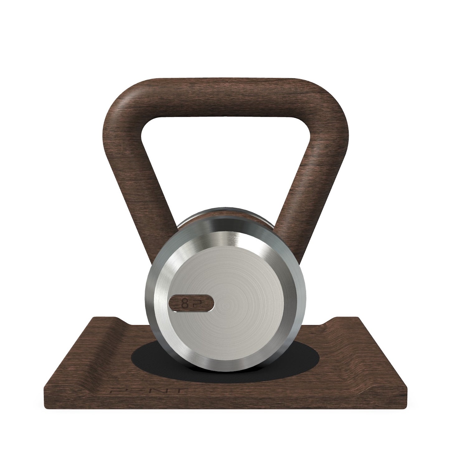 PENT. LOVA - Luxury Kettlebell with Wooden Stand