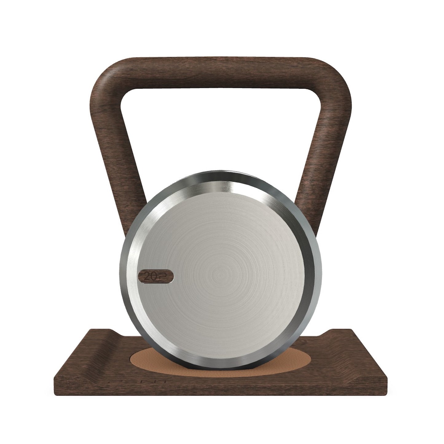 PENT. LOVA - Luxury Kettlebell with Wooden Stand