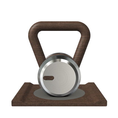 PENT. LOVA - Luxury Kettlebell with Wooden Stand
