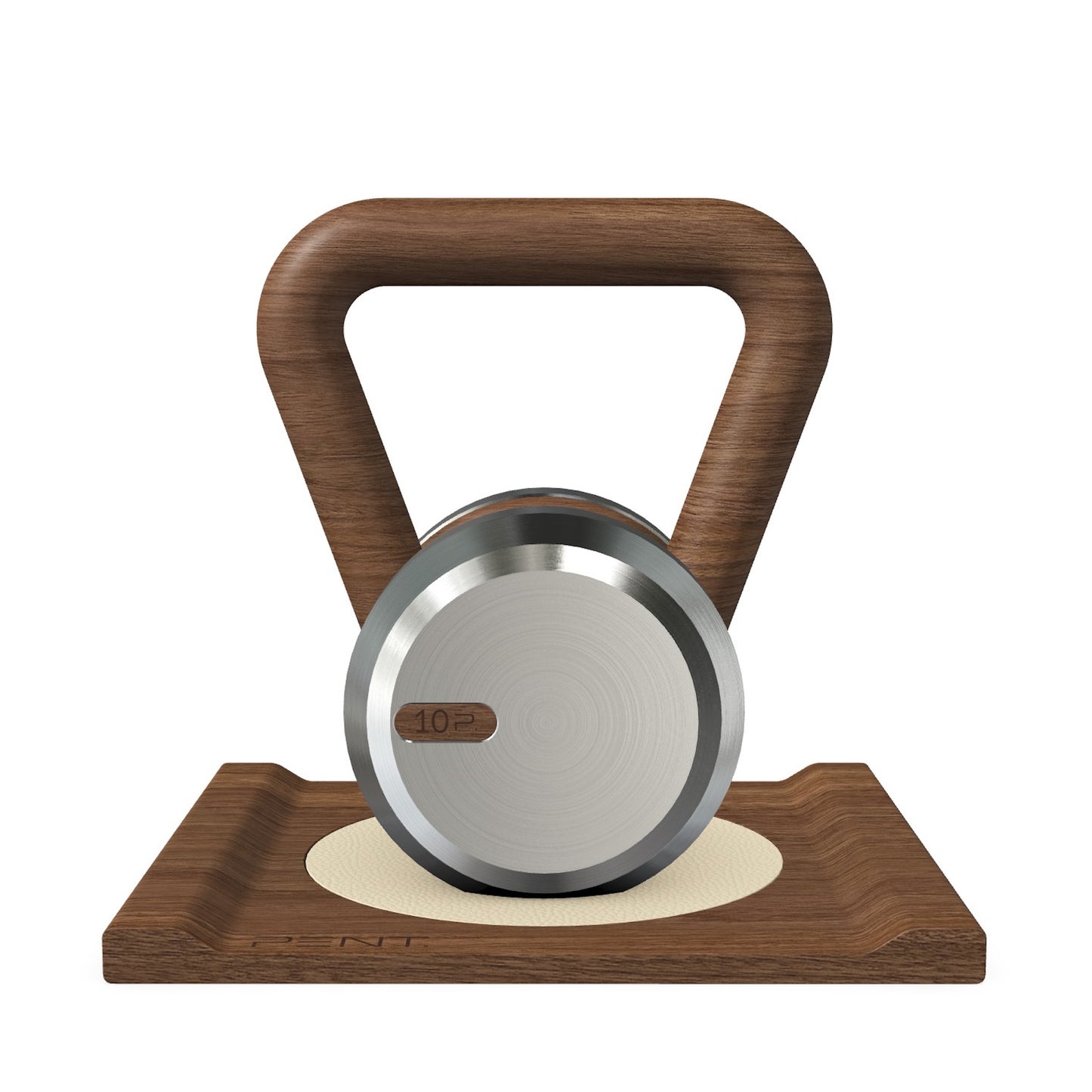 PENT. LOVA - Luxury Kettlebell with Wooden Stand
