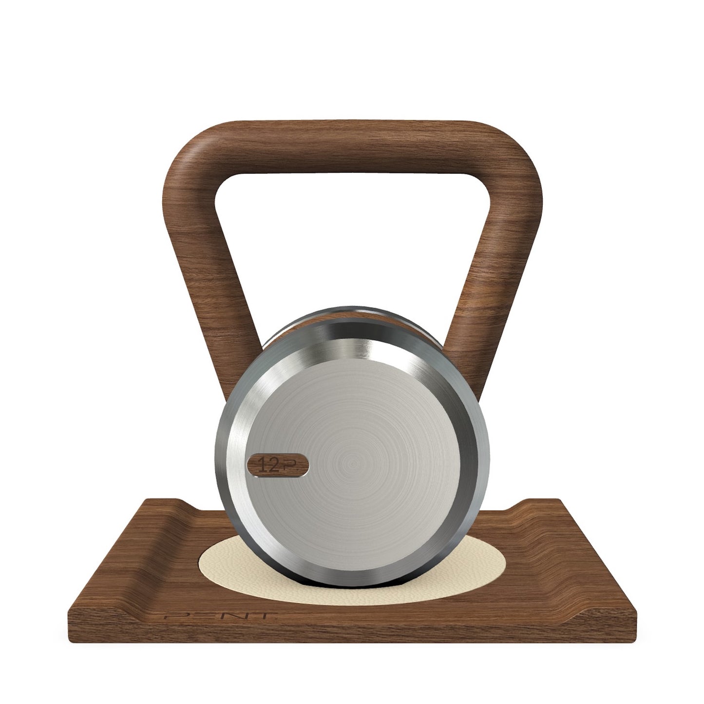 PENT. LOVA - Luxury Kettlebell with Wooden Stand