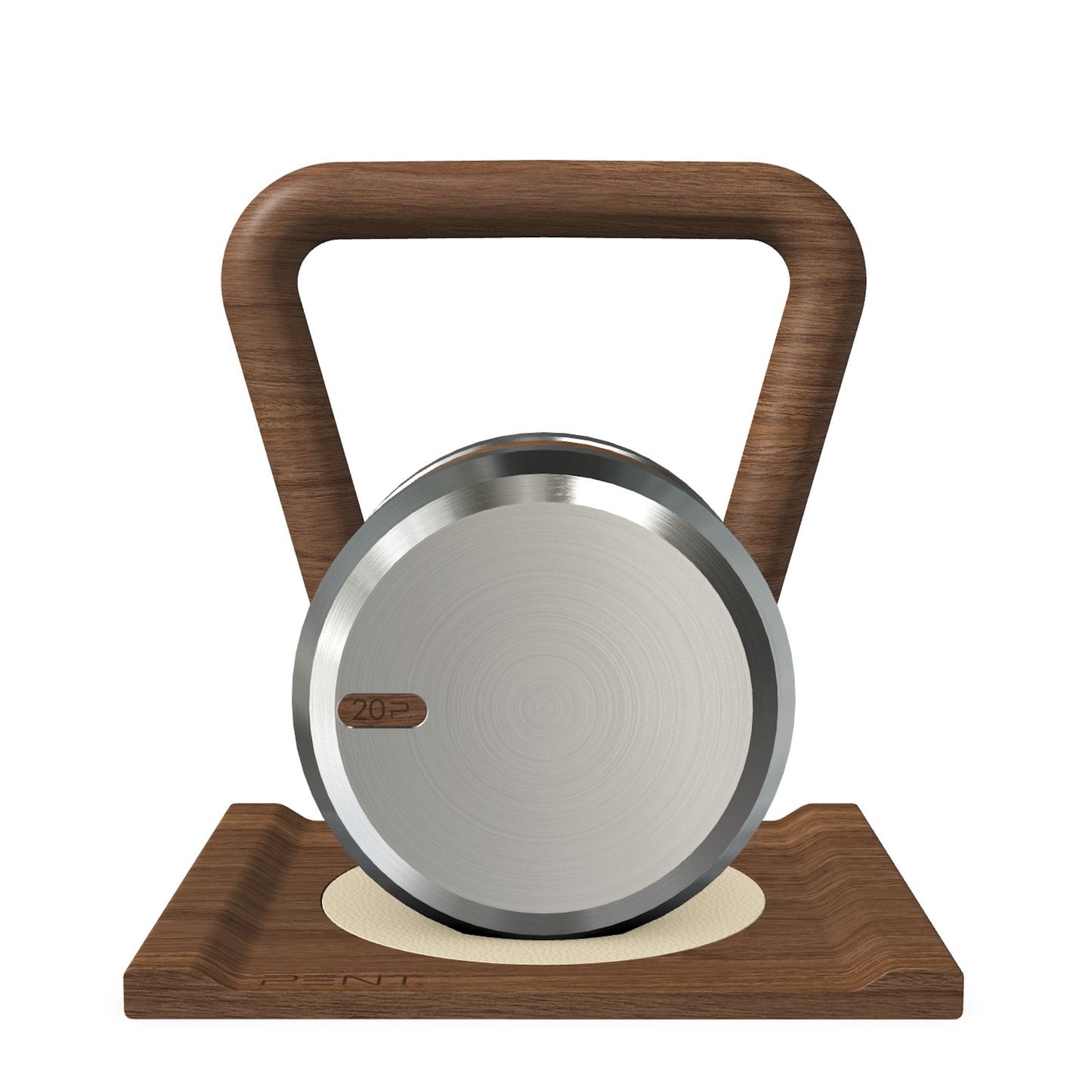 PENT. LOVA - Luxury Kettlebell with Wooden Stand
