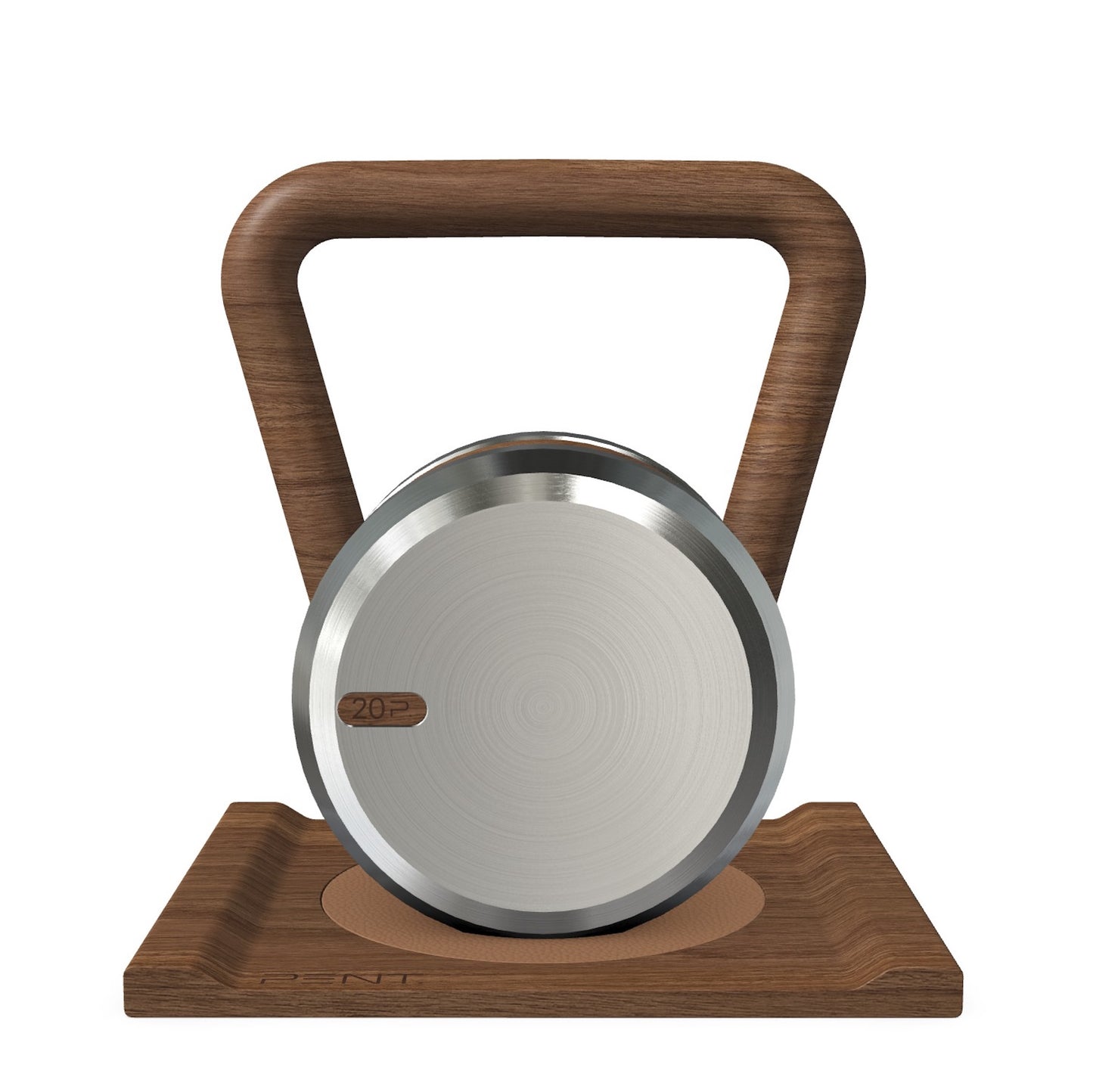 PENT. LOVA - Luxury Kettlebell with Wooden Stand