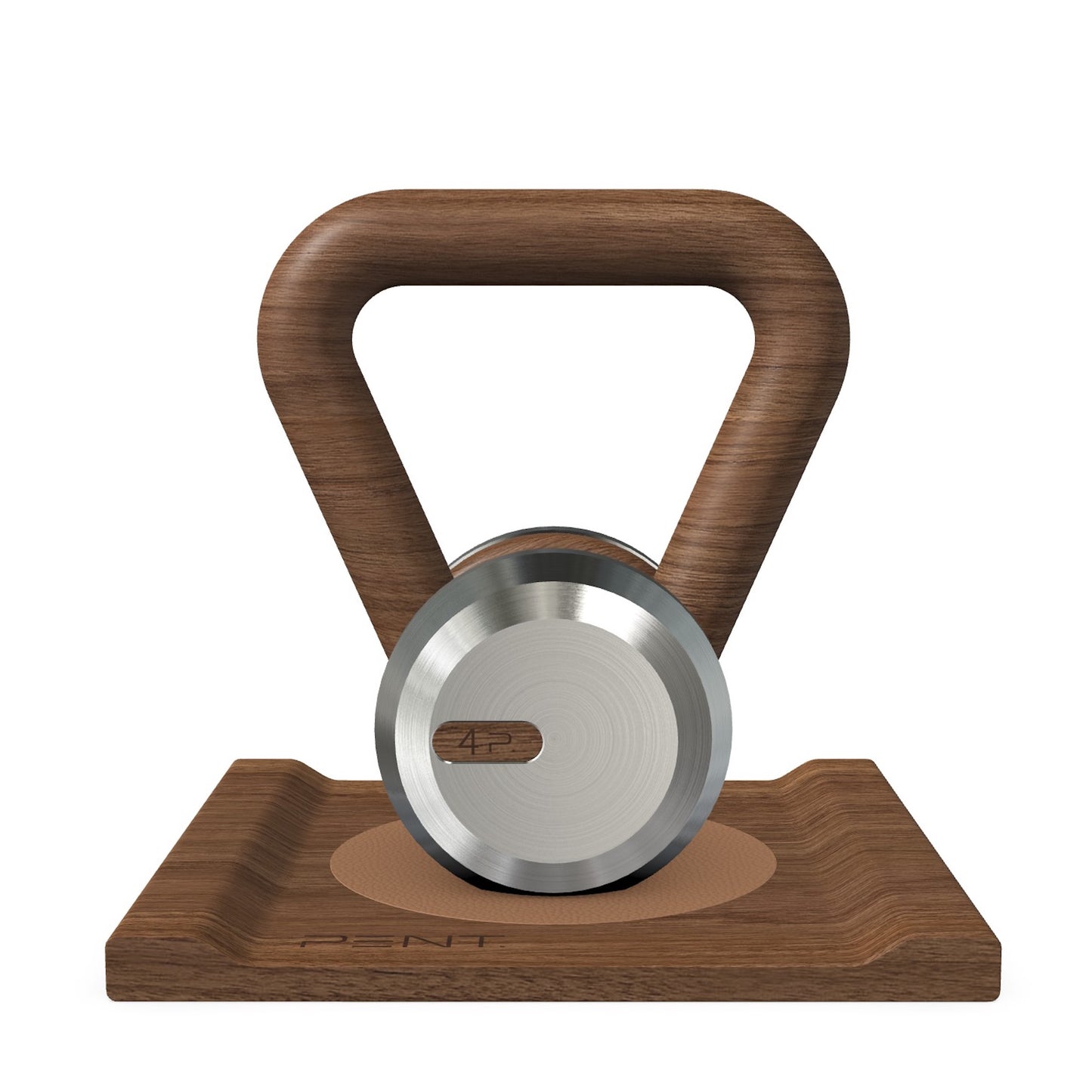 PENT. LOVA - Luxury Kettlebell with Wooden Stand