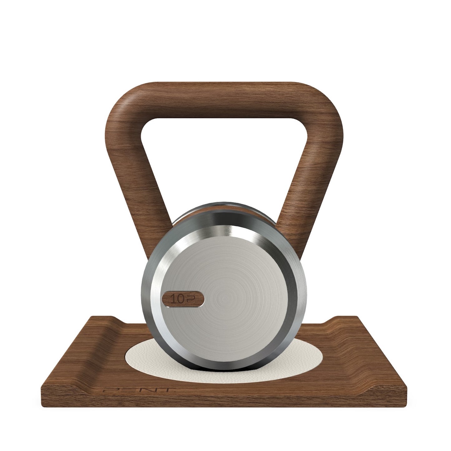 PENT. LOVA - Luxury Kettlebell with Wooden Stand
