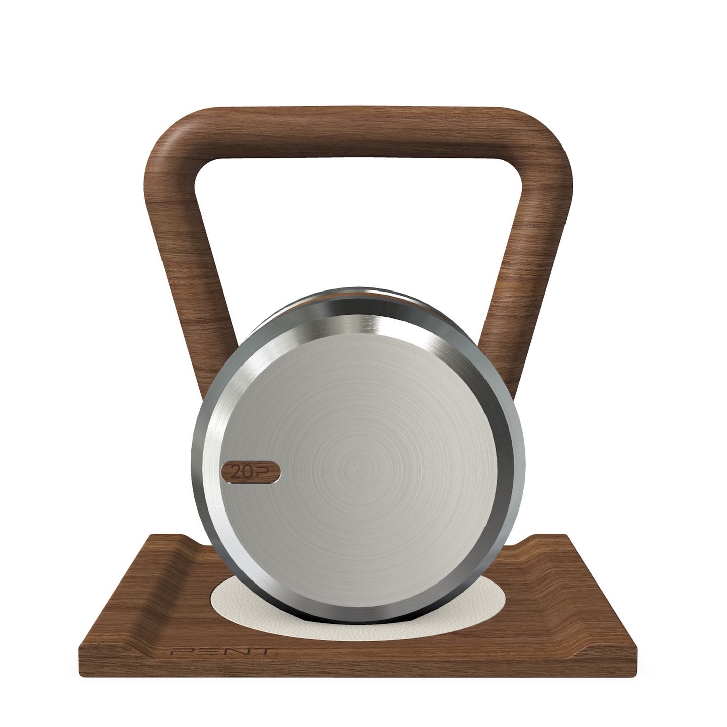 PENT. LOVA - Luxury Kettlebell with Wooden Stand