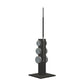 Luxury gym equipment, handmade barbell, weight plates and wooden stand with stainless steel and natural black ash wood. PENT. LESNA - Luxury Barbell Set