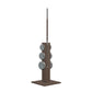 Luxury gym equipment, handmade barbell, weight plates and wooden stand with stainless steel and natural dark walnut wood. PENT. LESNA - Luxury Barbell Set
