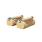 Luxury home gym equipment, premium push up bars handcrafted from fine leather, stainless steel and natural wood. Customize in brown Italian leather and natural ash wood. PENT. LIPOVA - Luxury Push-Up Bars