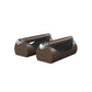 Luxury home gym equipment, premium push up bars handcrafted from fine leather, stainless steel and natural wood. Customize in black Italian leather and dark walnut wood. PENT. LIPOVA - Luxury Push-Up Bars