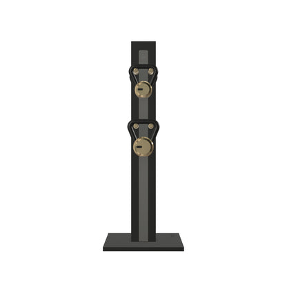 PENT. LOVA Set - In Gold - Kettlebells on a Vertical Stand