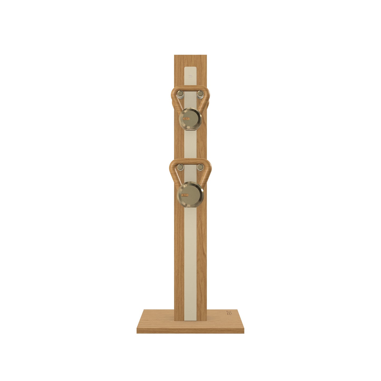 PENT. LOVA Set - In Gold - Kettlebells on a Vertical Stand
