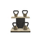 PENT. LOVA Set - In Gold - Kettlebells on a Horizontal Stand