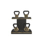 PENT. LOVA Set - In Gold - Kettlebells on a Horizontal Stand