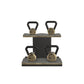 PENT. LOVA Set - In Gold - Kettlebells on a Horizontal Stand