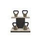 PENT. LOVA Set - In Gold - Kettlebells on a Horizontal Stand