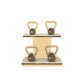 PENT. LOVA Set - In Gold - Kettlebells on a Horizontal Stand