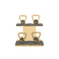 PENT. LOVA Set - In Gold - Kettlebells on a Horizontal Stand