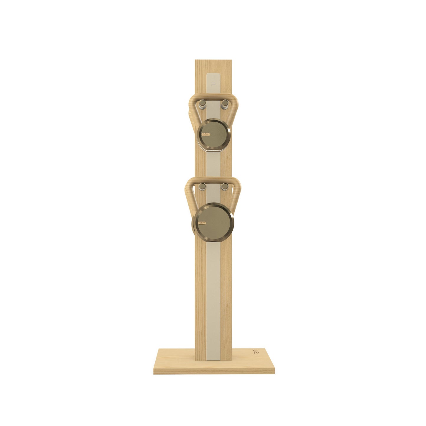 PENT. LOVA Set - In Gold - Kettlebells on a Vertical Stand