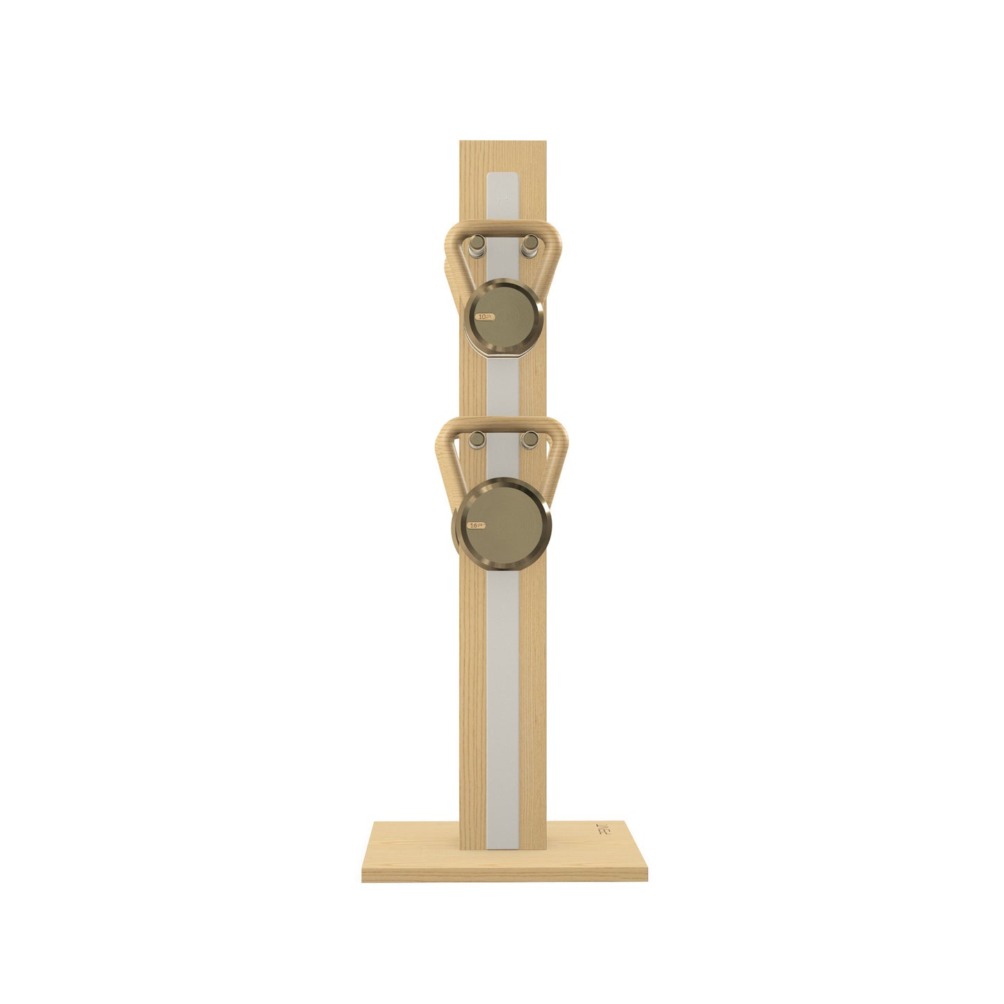 PENT. LOVA Set - In Gold - Kettlebells on a Vertical Stand
