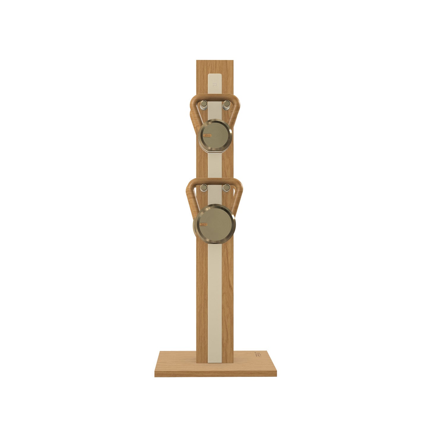 PENT. LOVA Set - In Gold - Kettlebells on a Vertical Stand