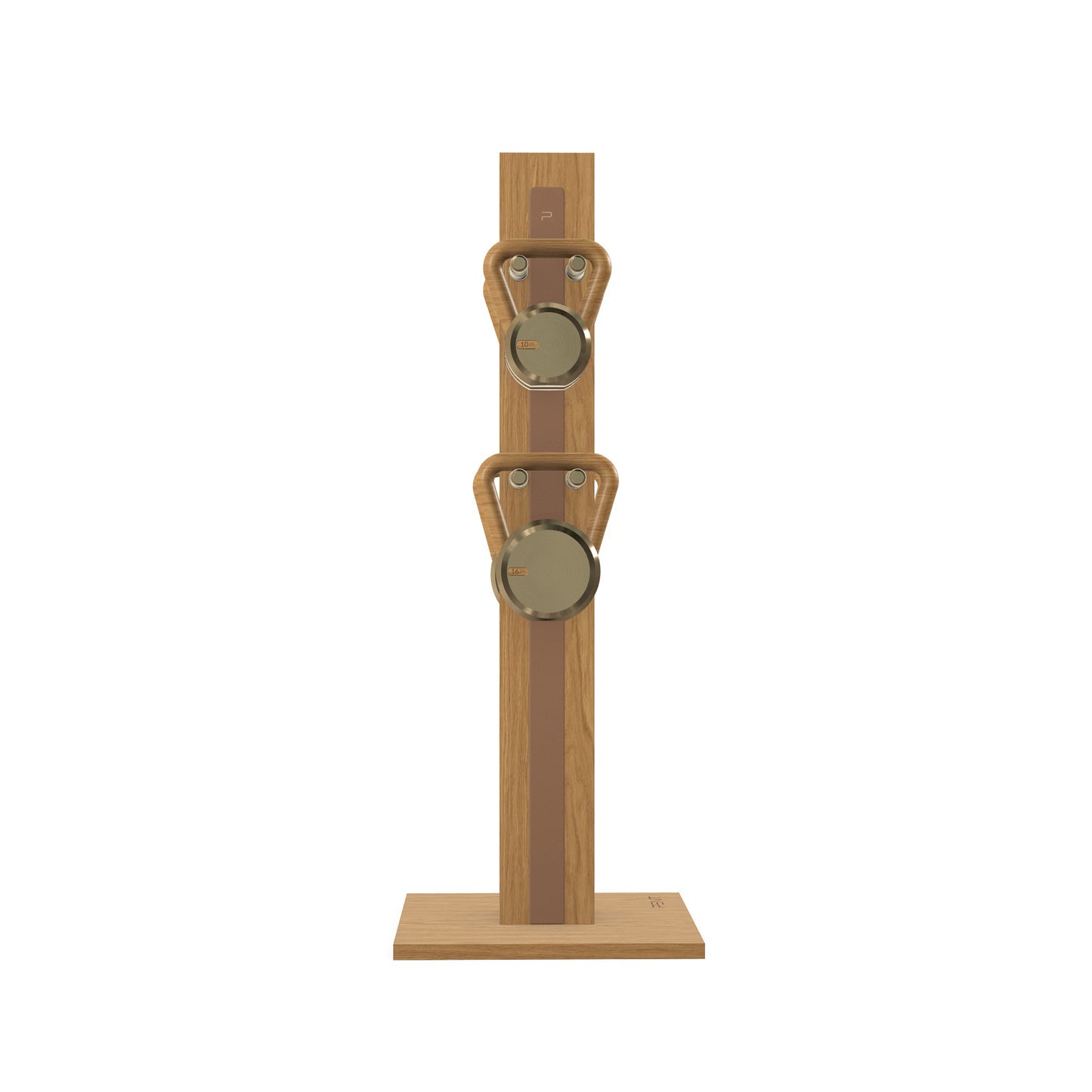 PENT. LOVA Set - In Gold - Kettlebells on a Vertical Stand
