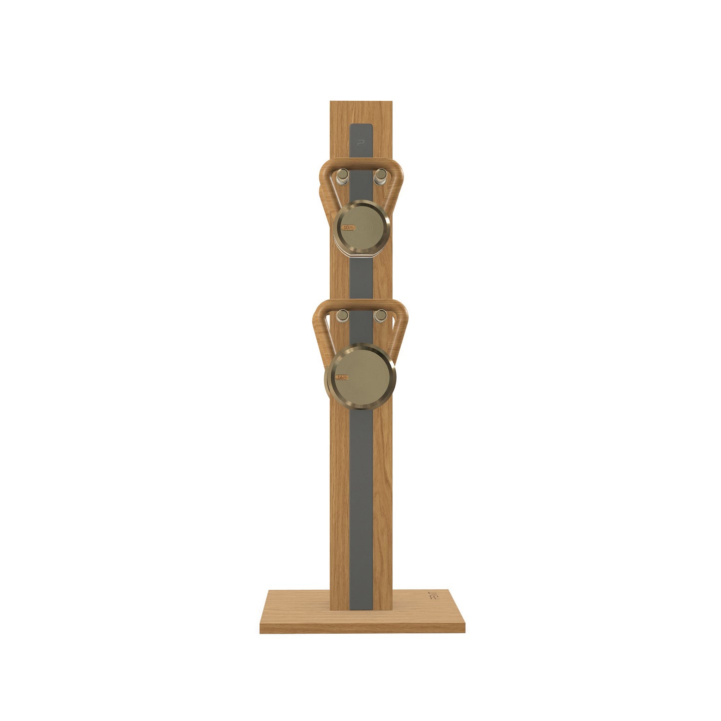 PENT. LOVA Set - In Gold - Kettlebells on a Vertical Stand