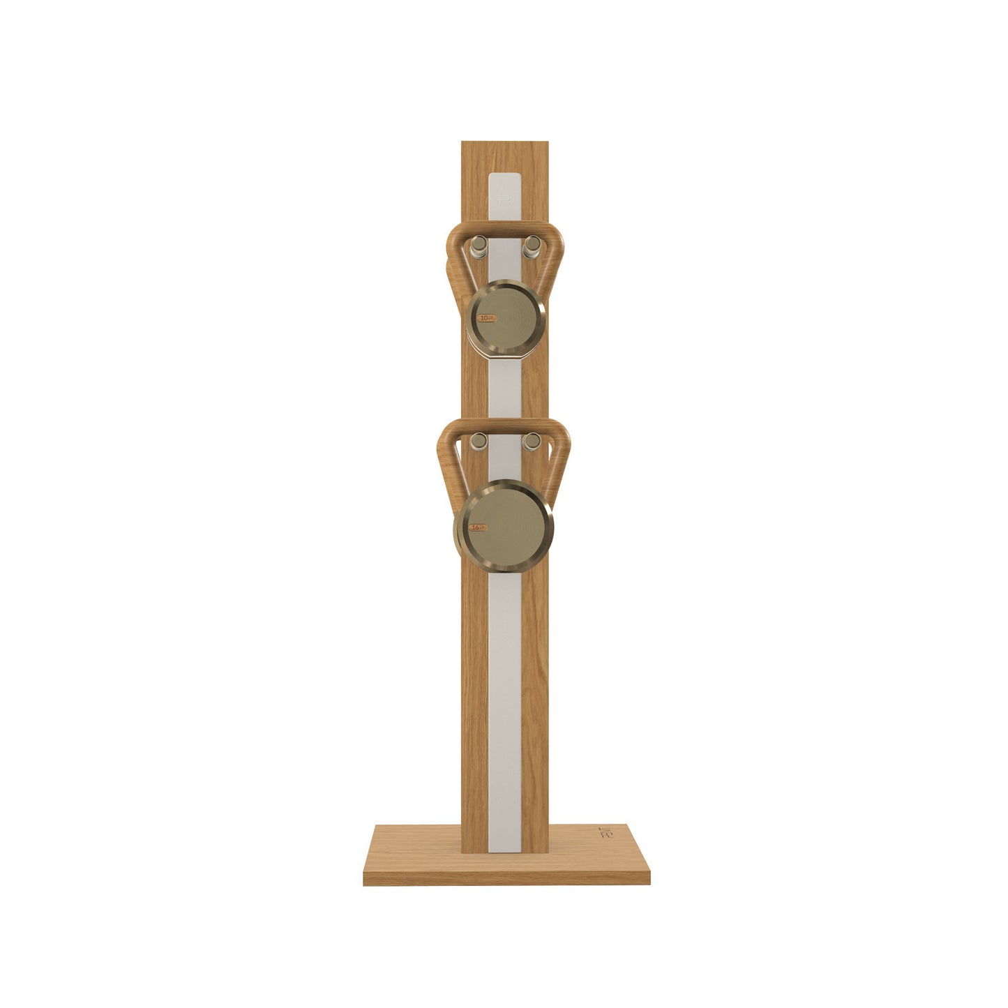 PENT. LOVA Set - In Gold - Kettlebells on a Vertical Stand