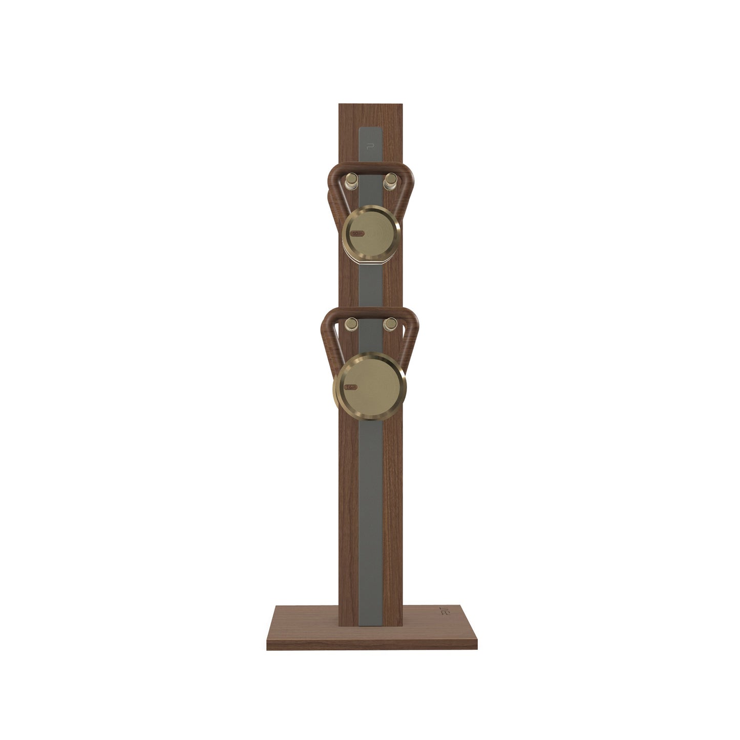 PENT. LOVA Set - In Gold - Kettlebells on a Vertical Stand