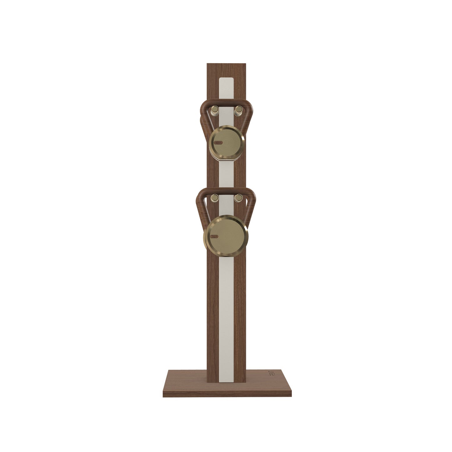 PENT. LOVA Set - In Gold - Kettlebells on a Vertical Stand