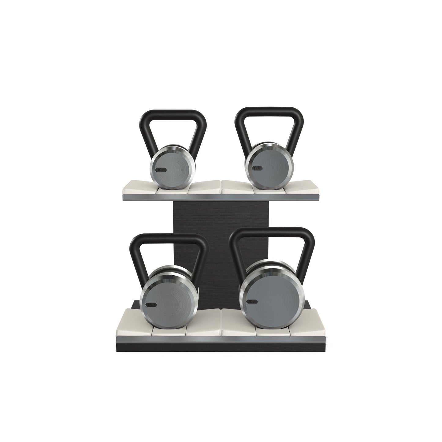 PENT. LOVA Set - In Gold - Kettlebells on a Horizontal Stand