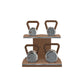 PENT. LOVA Set - In Gold - Kettlebells on a Horizontal Stand