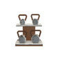 PENT. LOVA Set - In Gold - Kettlebells on a Horizontal Stand