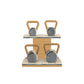 PENT. LOVA Set - In Gold - Kettlebells on a Horizontal Stand