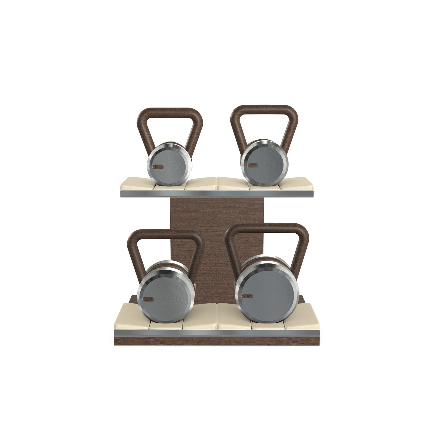 PENT. LOVA Set - In Gold - Kettlebells on a Horizontal Stand