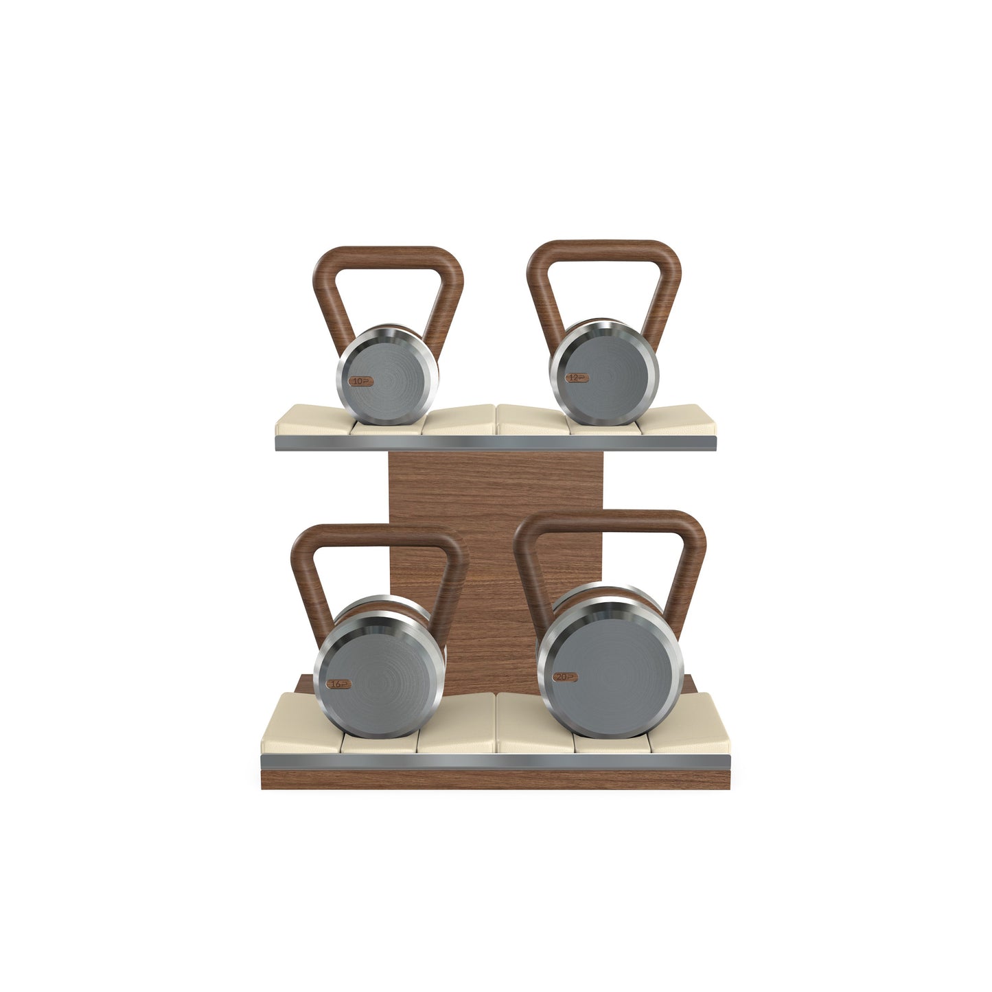 PENT. LOVA Set - In Gold - Kettlebells on a Horizontal Stand