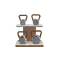 PENT. LOVA Set - In Gold - Kettlebells on a Horizontal Stand