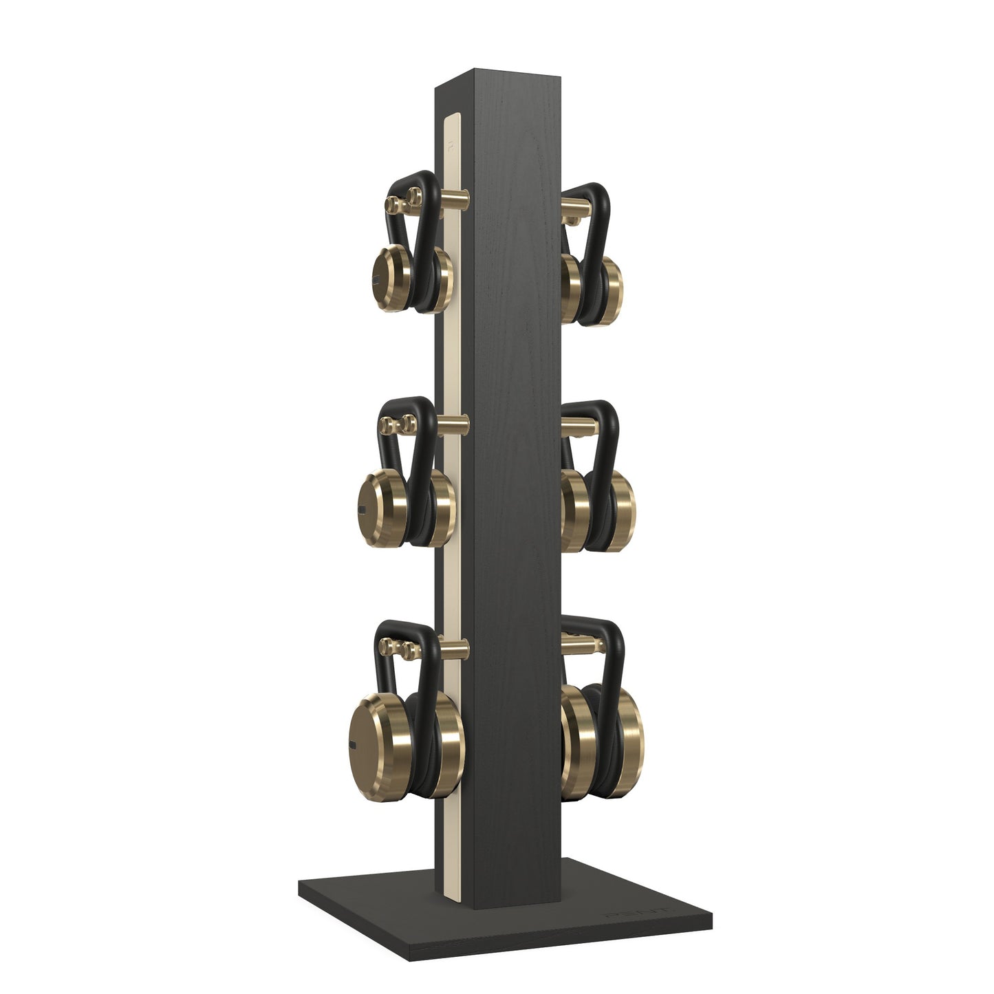 PENT. LOVA Set - In Gold - Kettlebells on a Vertical Stand