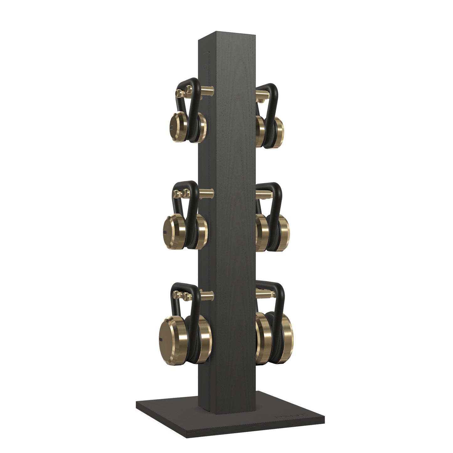 PENT. LOVA Set - In Gold - Kettlebells on a Vertical Stand