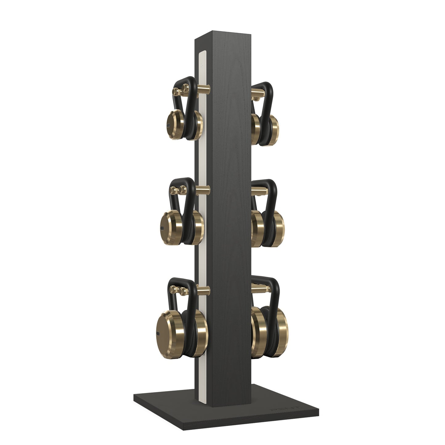 PENT. LOVA Set - In Gold - Kettlebells on a Vertical Stand