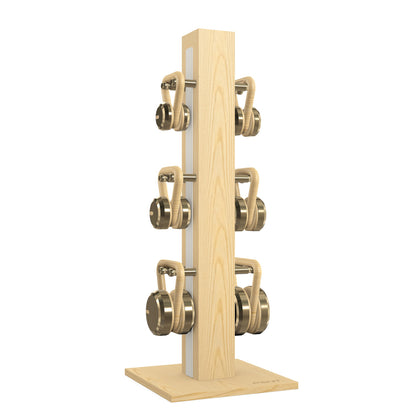 PENT. LOVA Set - In Gold - Kettlebells on a Vertical Stand
